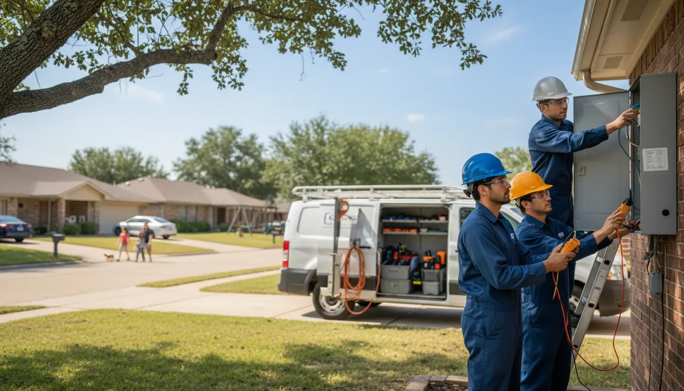 Certified electrician providing emergency electrical services in Oak Grove, AR